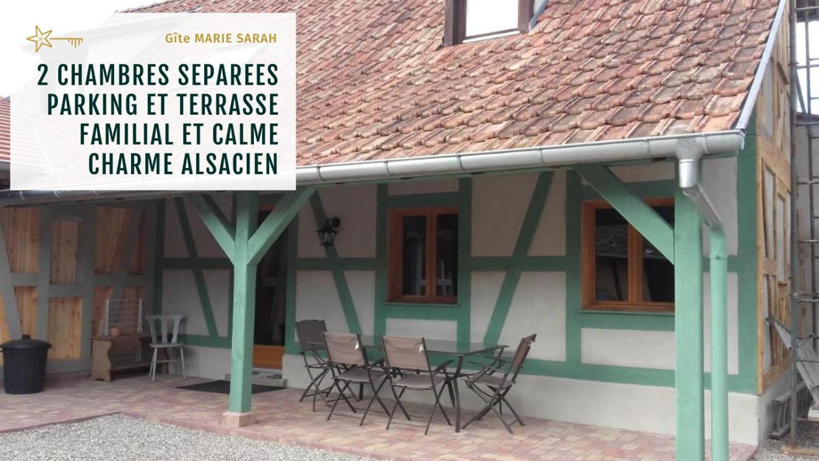 Gite Chez Marie-Sarah Petite Maison Calme Parking Ebersheim Екстериор снимка